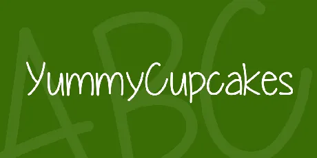 YummyCupcakes font