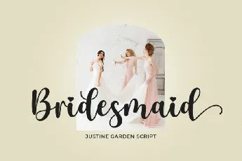 Justine Garden font