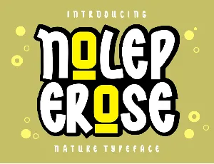 Nolep Erose font