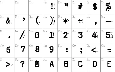 Olivetti Hispano Pluma 22 Typewriter font