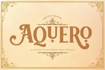 Aquero Display font