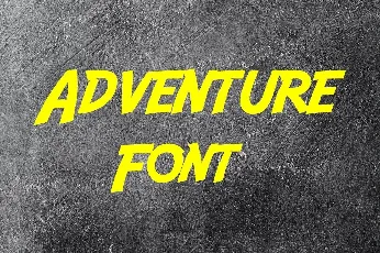 Adventure font