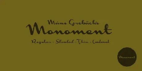 Monoment font