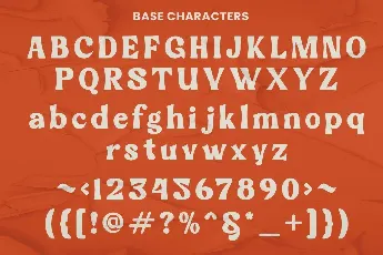 Fine Orange DEMO font