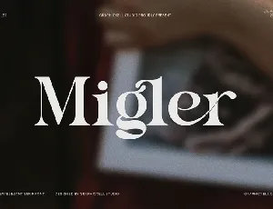 Migler font