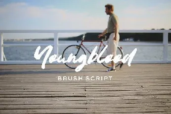 Youngblood Brush Free font