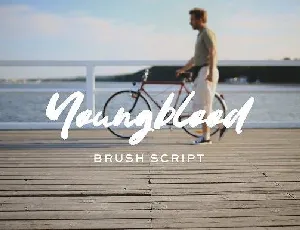 Youngblood Brush Free font