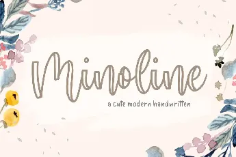 Minoline font