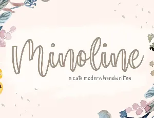 Minoline font