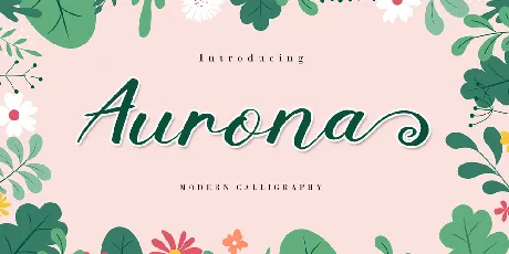 Aurona font