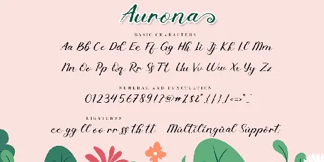 Aurona font