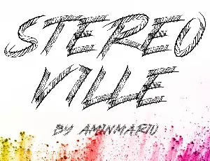 STEREO VILLE font