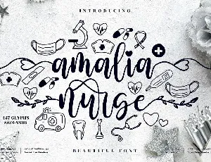 amalia nurse font