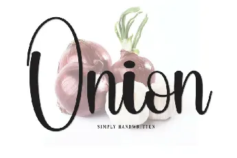 Onion Script font