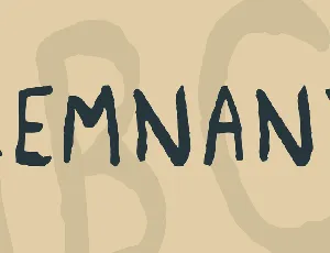 Remnant font
