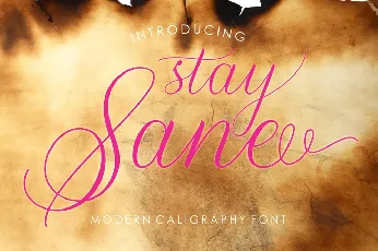 Stay Sane font