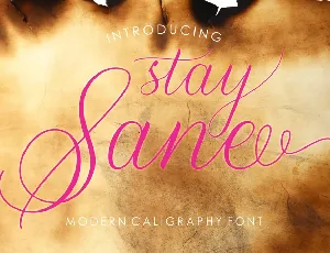 Stay Sane font