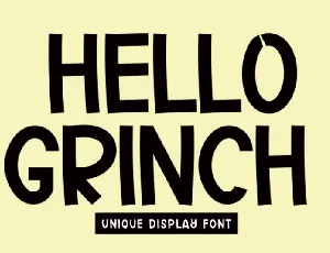 Hello Grinch font