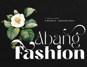 Abang Fashion font