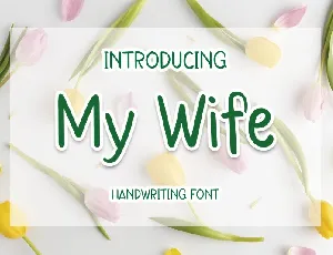 My Wife font