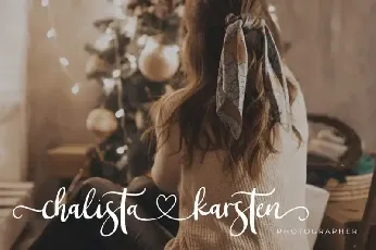 Christmas Blossom font