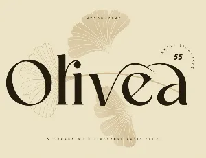 Olivea font