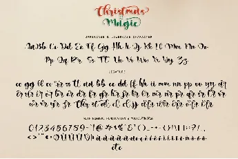 Christmas Magic font