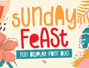 Sunday Feast font