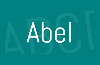 Abel font