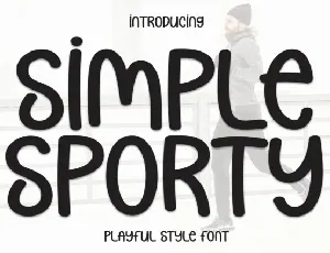 Simple Sporty Display font