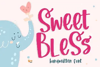 Sweet Bless Handwritten font