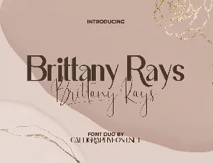 Brittany Rays Demo font