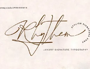 Rhythem font