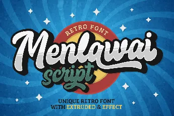 Menlawai Typeface font