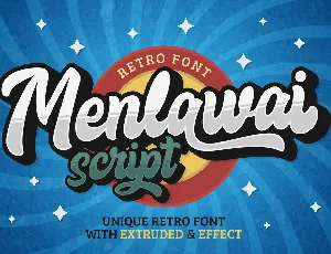 Menlawai Typeface font