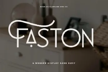 Faston font