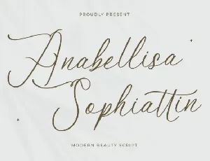 Anabellisa Sophiattin font