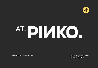 AT Pinko font