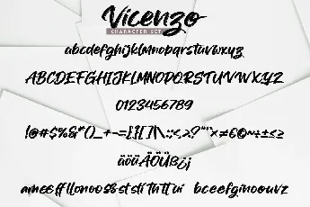 Vicenzo font