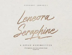 Leneora Seraphine font