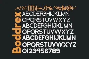 Boddrex font