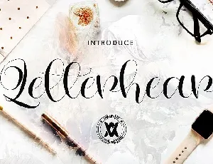 Letterhear Script font