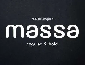 Massa Free font