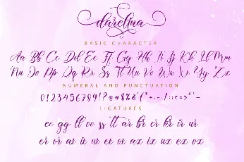 Darelina font