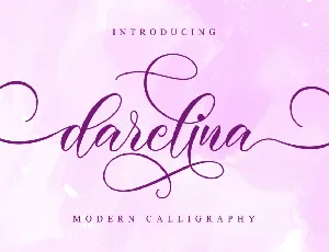 Darelina font