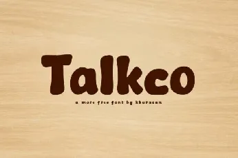 Talkco font