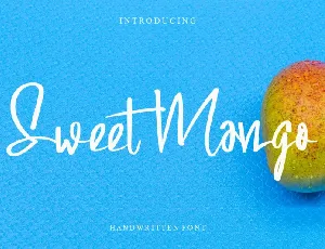 Sweet Mango font