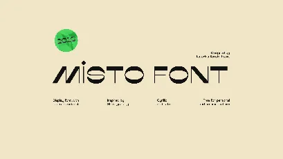 Misto font