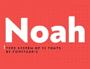 Noah Family font