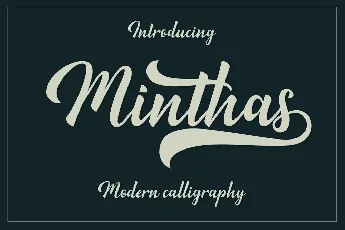 Minthas font